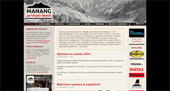 Desktop Screenshot of manang.thoma.cz