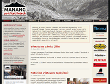 Tablet Screenshot of manang.thoma.cz
